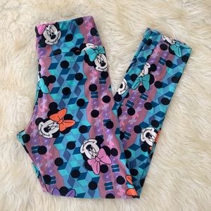 Luluroe Disney Minnie Mouse One Size Leggings